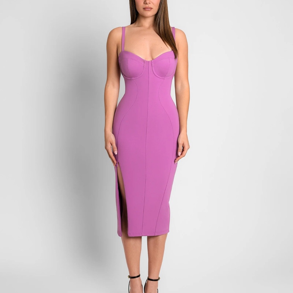 TA3 mulberry adjustable lushie lushy Midi Dress m